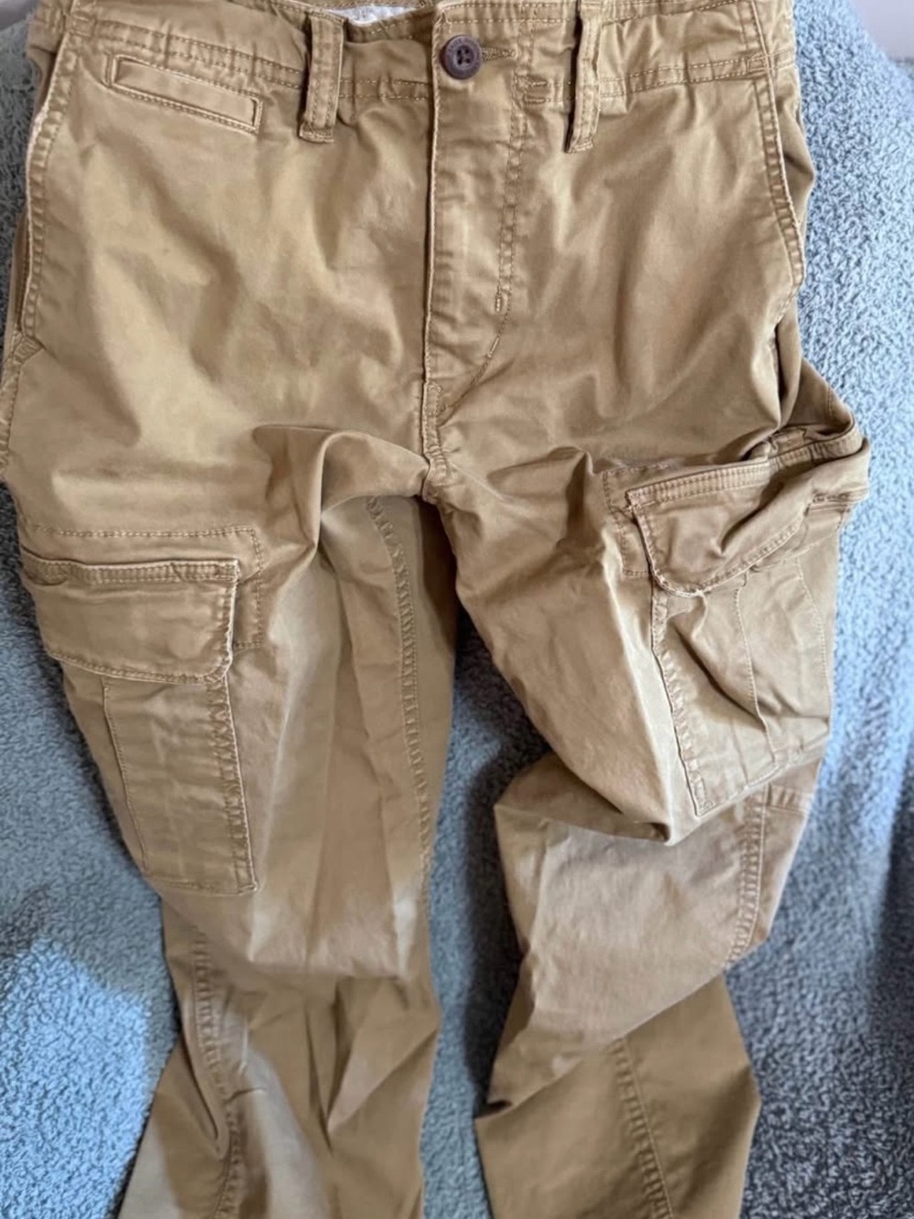 American Eagle Outfitters Men's Cargo Pants in Tan